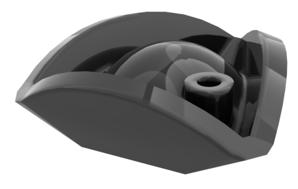 LEGO Dreispitz schwarz Einzelansicht