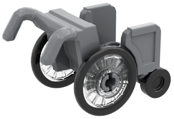 LEGO Rollstuhl Rückseite