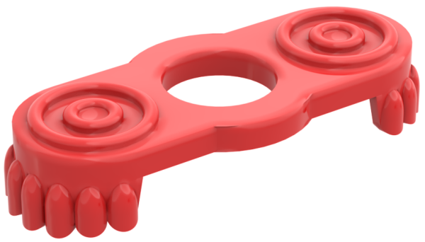 Lego Schulterstück rot