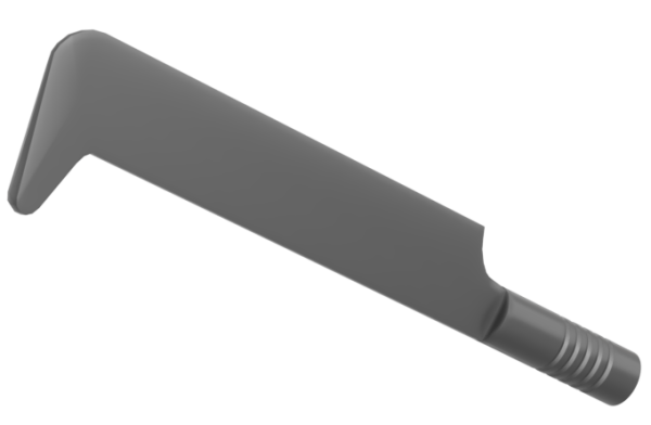 LEGO Machete dunkelgrau Einzelansicht