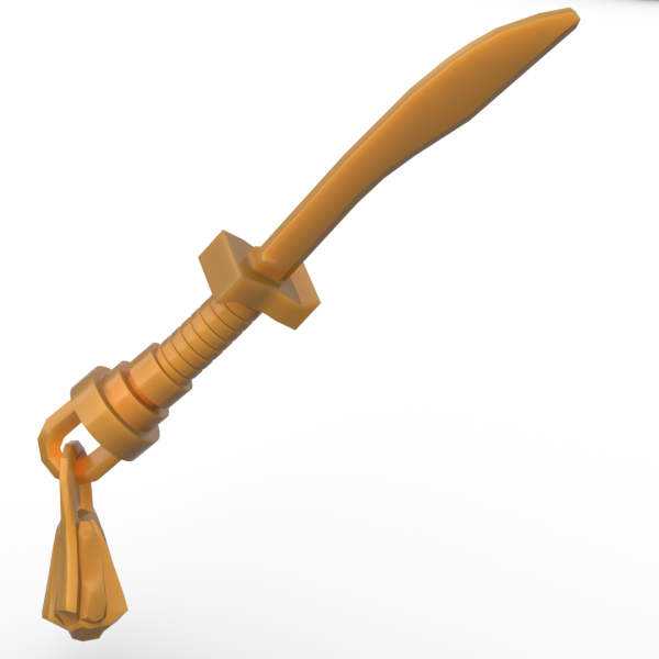 LEGO® goldenes Schwert mit Anhänger für Minifiguren